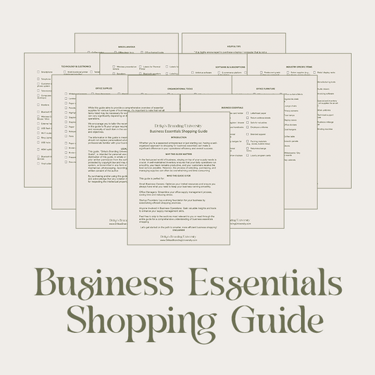 Business Essentials Shopping Guide
