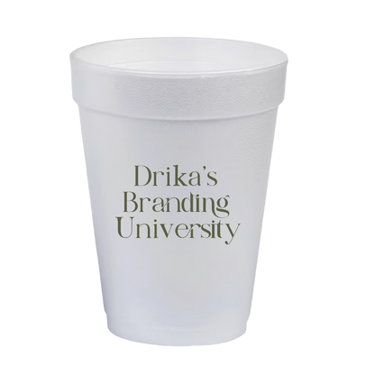 Custom Styrofoam Cups